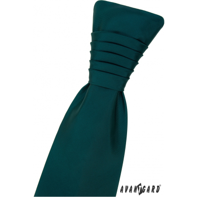Изумрудено зелена френска вратовръзка