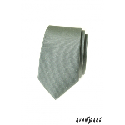 Евкалиптовозелена тясна вратовръзка