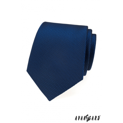 Синя вратовръзка с текстура