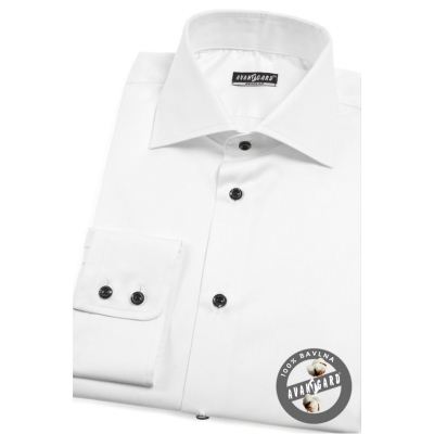 REGULAR риза с дълги ръкави Бяла