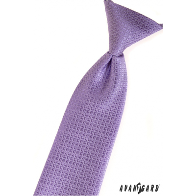 Вратовръзка за момче Лилава структурирана
