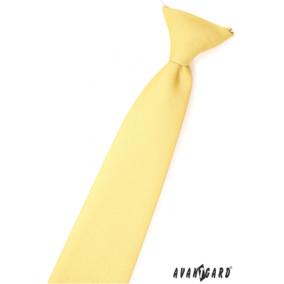 Вратовръзка за момче, жълт мат