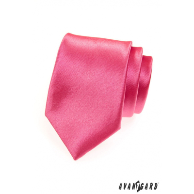Мъжка вратовръзка наситено розова