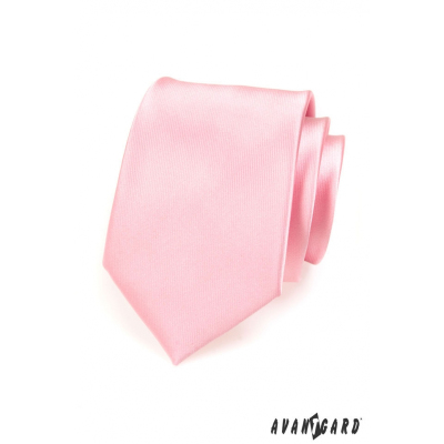 Мъжка вратовръзка розов гланц