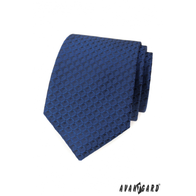 Синя вратовръзка с 3D модел