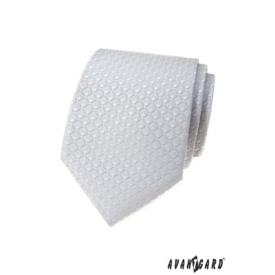Светло сива вратовръзка с 3D модел