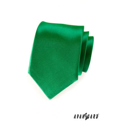 Изумрудена вратовръзка тъмнозелена