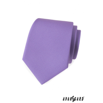 Светло лилава матова вратовръзка