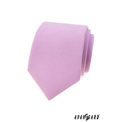 Матова вратовръзка в люляк цвят