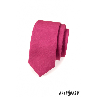 Тясна вратовръзка, мат от цвят фуксия