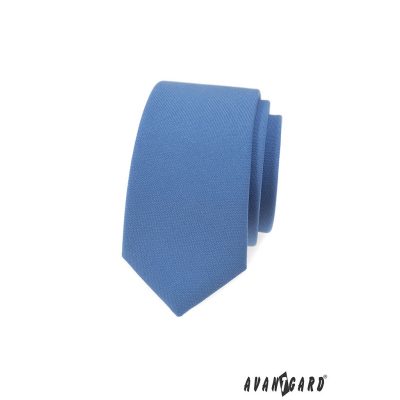 Синя тясна вратовръзка