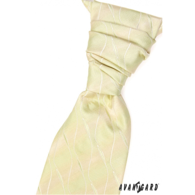 Сватбена вратовръзка зеленикава