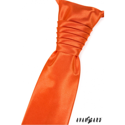 Отличителна оранжева сватбена вратовръзка