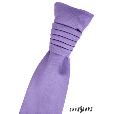 Френска вратовръзка в люляк