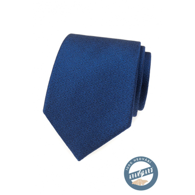 Елегантна синя копринена вратовръзка
