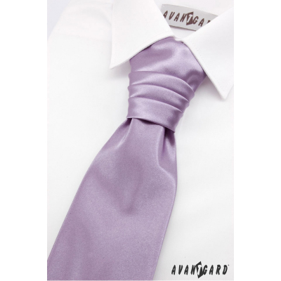 Светло лилава френска вратовръзка за деца