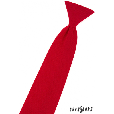 Бебешка вратовръзка матово червено
