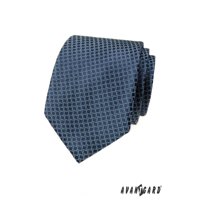 Синя шарена вратовръзка