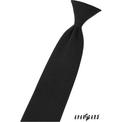 Черна момчешка вратовръзка 44см