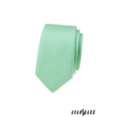 Менто зелена тясна вратовръзка