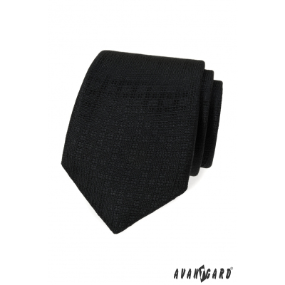 Черна вратовръзка с шарка