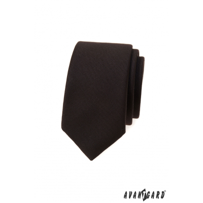 Тъмнокафява тясна вратовръзка
