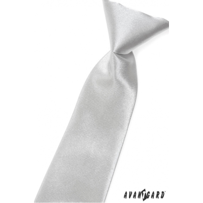 Бебешка вратовръзка сребърен гланц