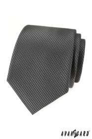 Сива текстурирана вратовръзка