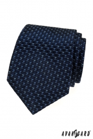 Вратовръзка със синя шарка
