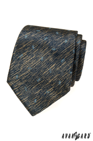 Синьо-жълта вратовръзка на петна