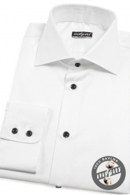 REGULAR риза с дълги ръкави Бяла