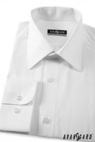 Мъжка риза KLASIC с дълъг ръкав 2111 Бяла