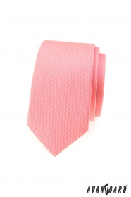Тясна вратовръзка в цвят сьомга