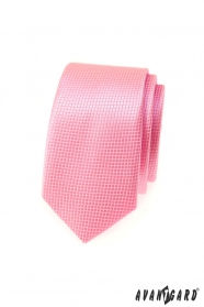 Тясна вратовръзка Avantgard, розово кубче