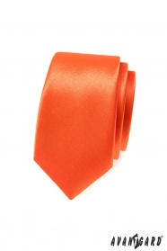 Оранжева тясна вратовръзка