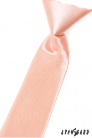 Бебешка вратовръзка в цвят сьомга