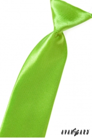 Бебешка вратовръзка ярко зелен гланц