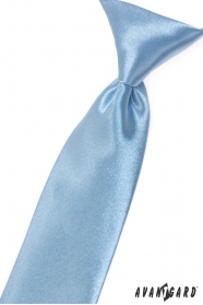 Вратовръзка за момче Светлосин гланц