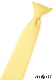 Вратовръзка за момче, жълт мат