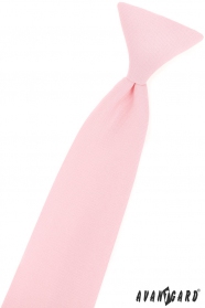 Бебешка вратовръзка в розов цвят сьомга