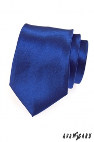 Мъжка вратовръзка отличително кралско синьо