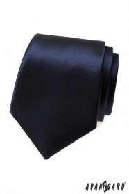 Мъжка вратовръзка тъмно син гланц