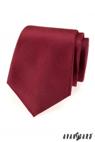 Едноцветна бордо вратовръзка