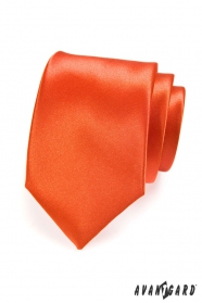 Оранжева монохромна вратовръзка
