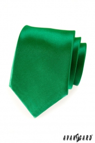 Изумрудена вратовръзка тъмнозелена