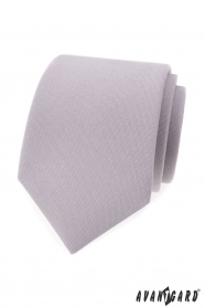 Светло сива мъжка вратовръзка