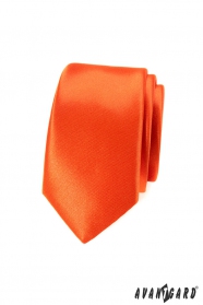Вратовръзка тясна отличителен оранжев цвят