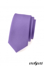 Светло лилава тясна вратовръзка