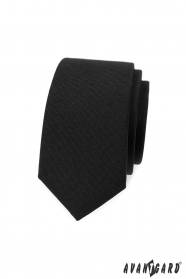 Черна тясна вратовръзка