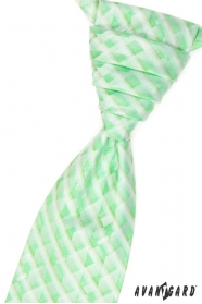 Сватбена вратовръзка, зелено каре